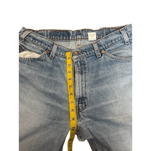 Vintage 90s Levis 560 Blue Jeans Men 34x30 Loose Tapered Orange Tab Made in USA - Picture 8 of 11